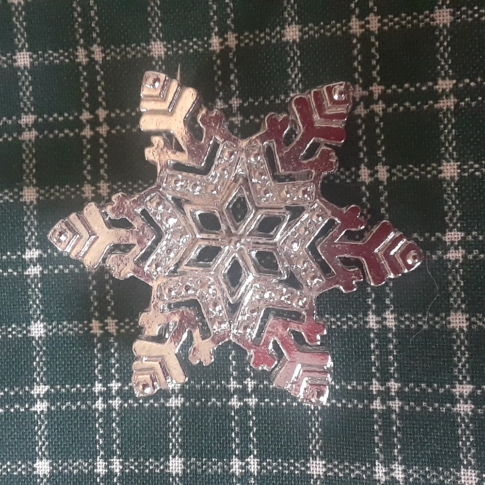 🎉HP🎉Vintage snowflake brooch